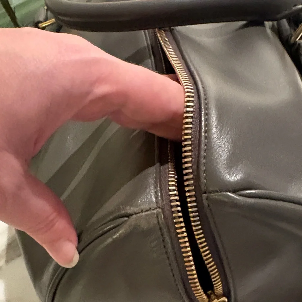 Saint Laurent Charcoal Duffel Bag